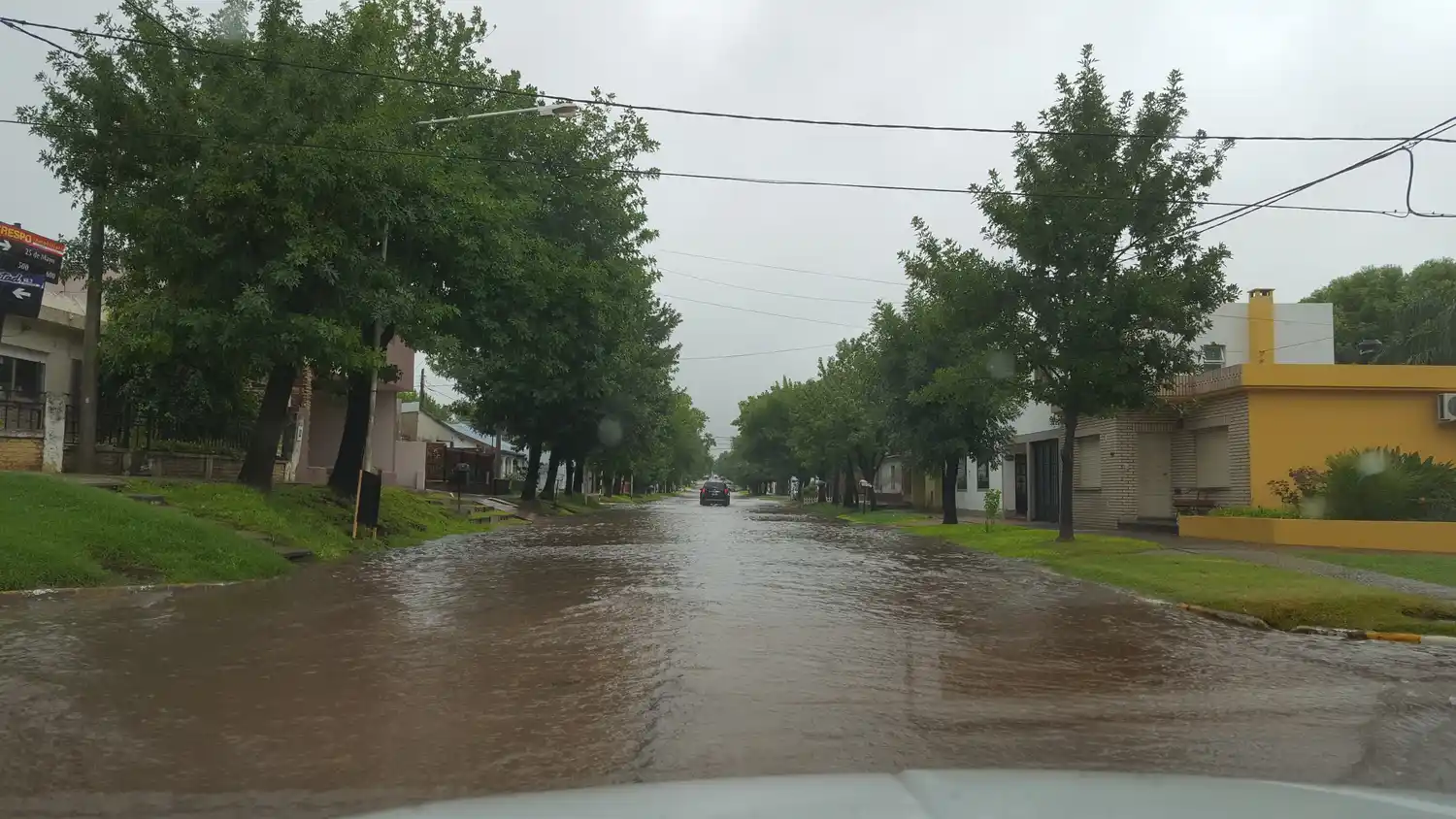 Desagües pluviales en Crespo: un problema a resolver