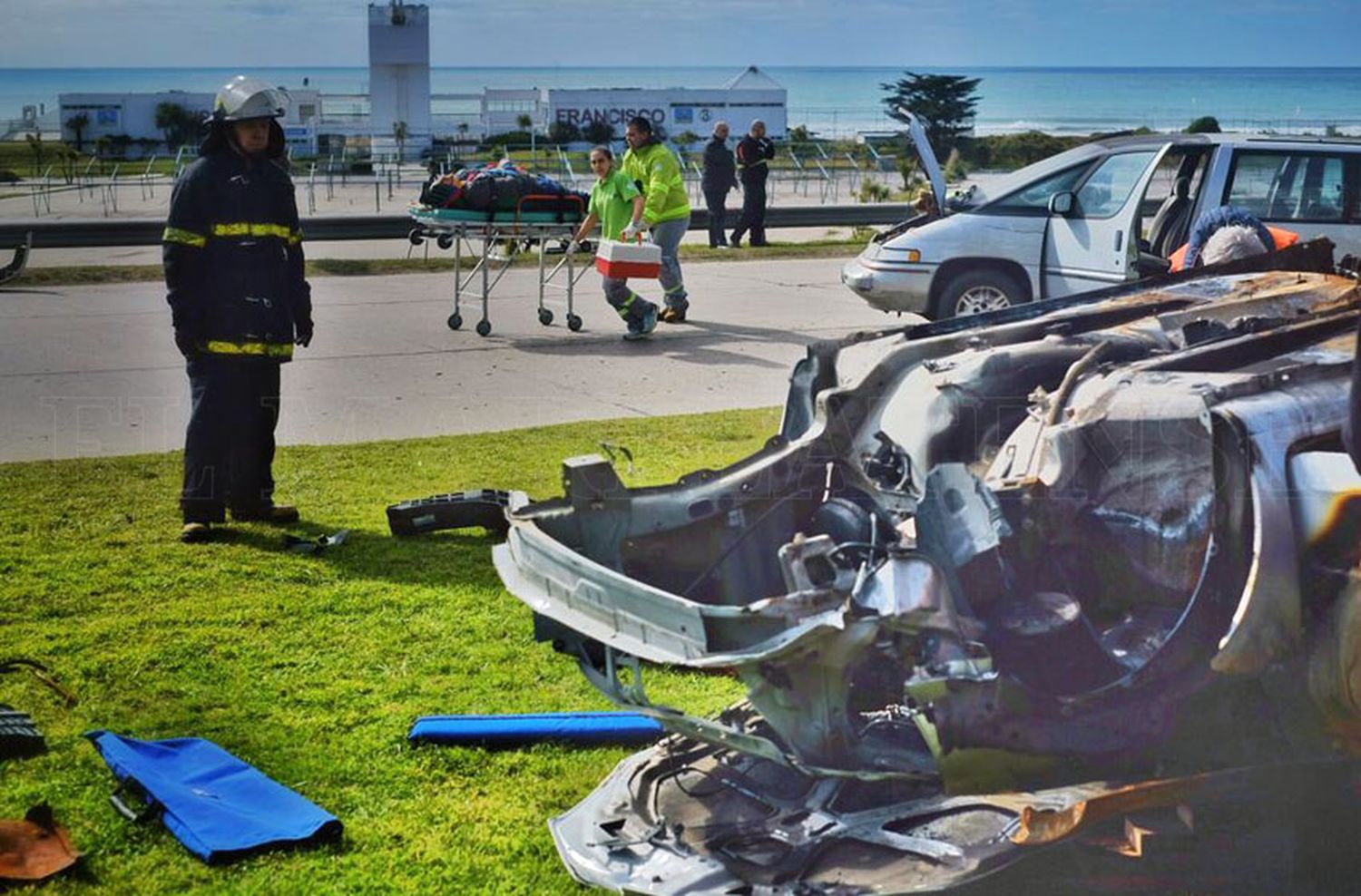 Tras el simulacro de un siniestro vial, el Municipio trabaja en un protocolo de actuación