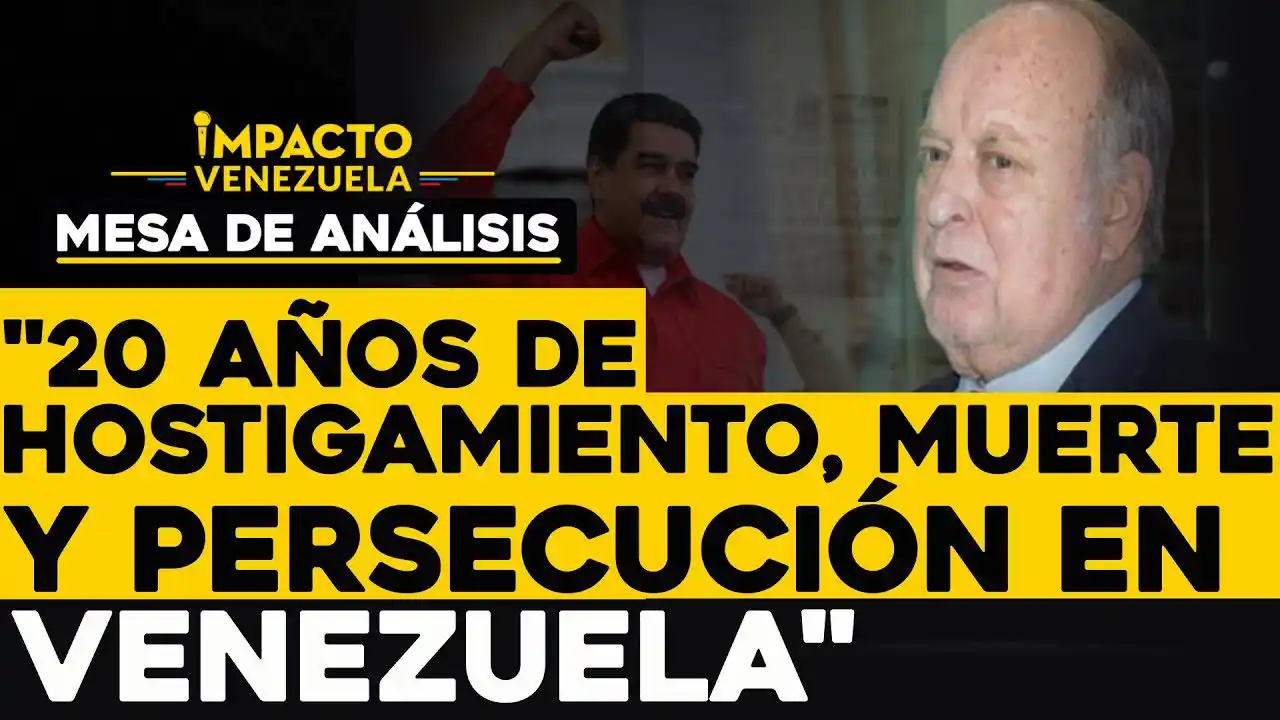 «20 años de hostigamiento, muerte y persecución en Venezuela»