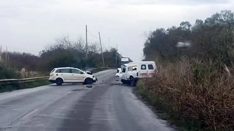 El choque se produjo en el kilómetro 52 de la Ruta 205. FOTO: Infocañuelas.