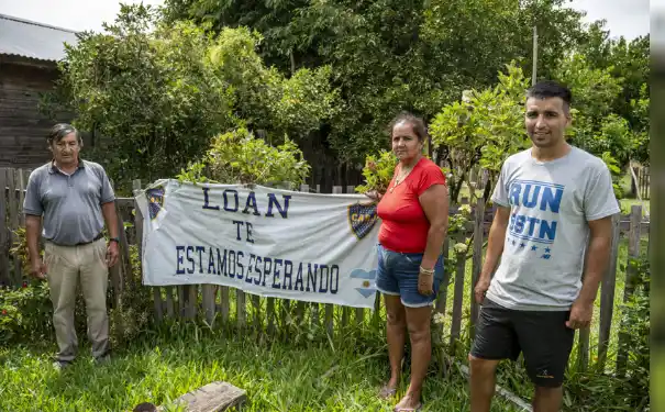 La familia de Loan espera encontrarlo con vida.
Fotografía: Agencia NA (Daniel Vides)