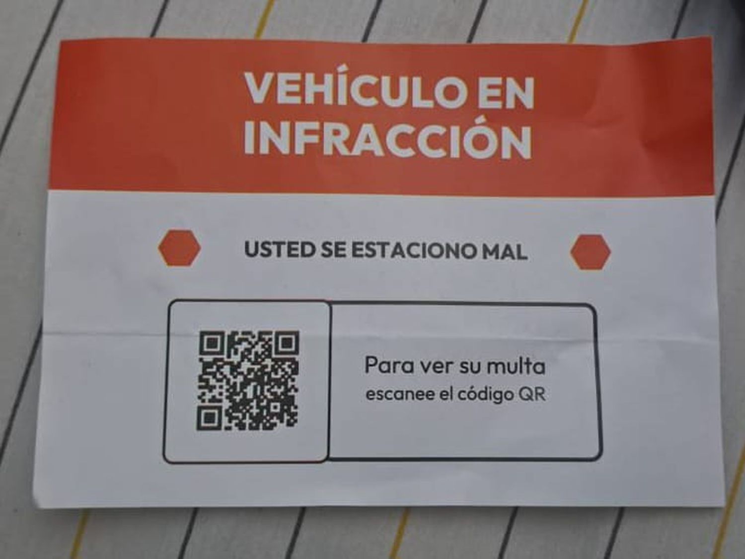 Advierten por intento de estafa a través del estacionamiento