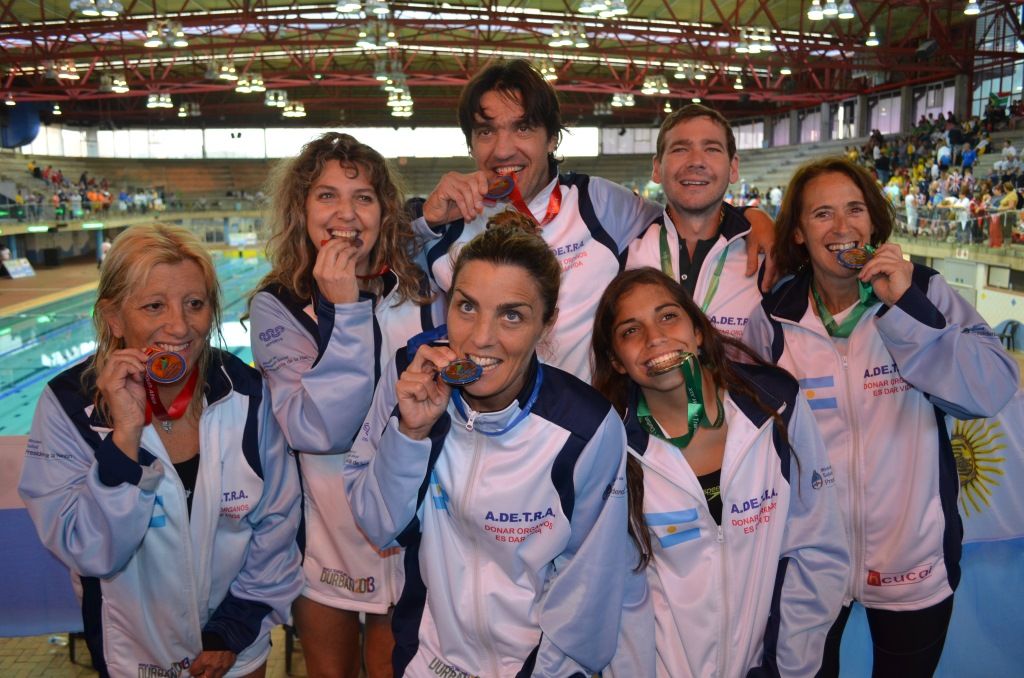 Bonaerenses trasplantados ganaron 33 medallas en el Mundial de Sudáfrica