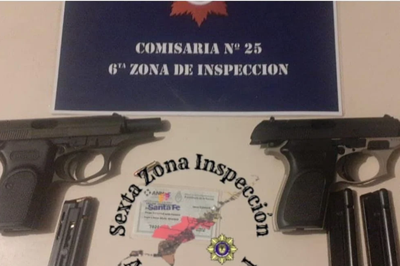 Nueva Esperanza: detuvieron a dos hombres con armas después de una denuncia por disparos
