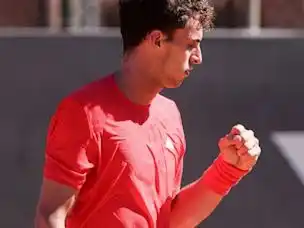 Juan Manuel Cerúndolo sorprende y elimina a Federico Coria en el Rosario Challenger 125