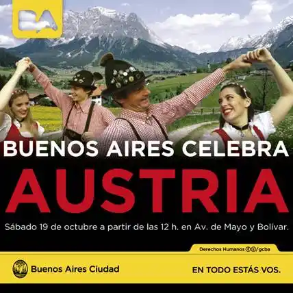 CABA: Homenaje a la colectividad austríaca por primera vez