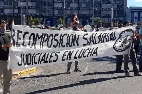 Más del 90% de los judiciales se plegaron al último paro de mayo