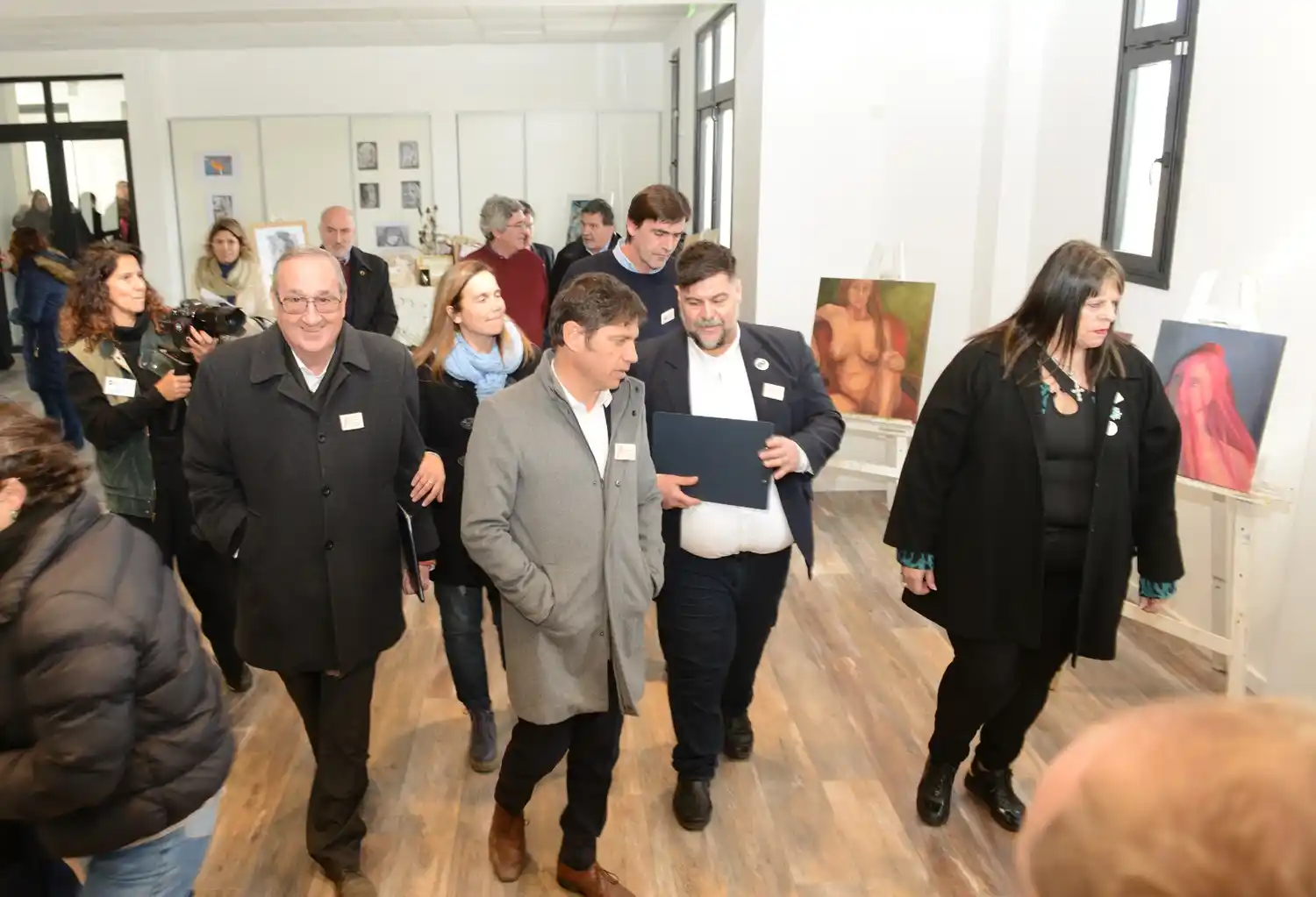 Kicillof y Lunghi en Tandil