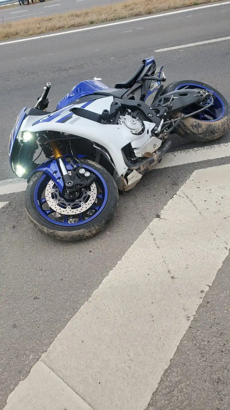 Motocicleta involucrado en el siniestro