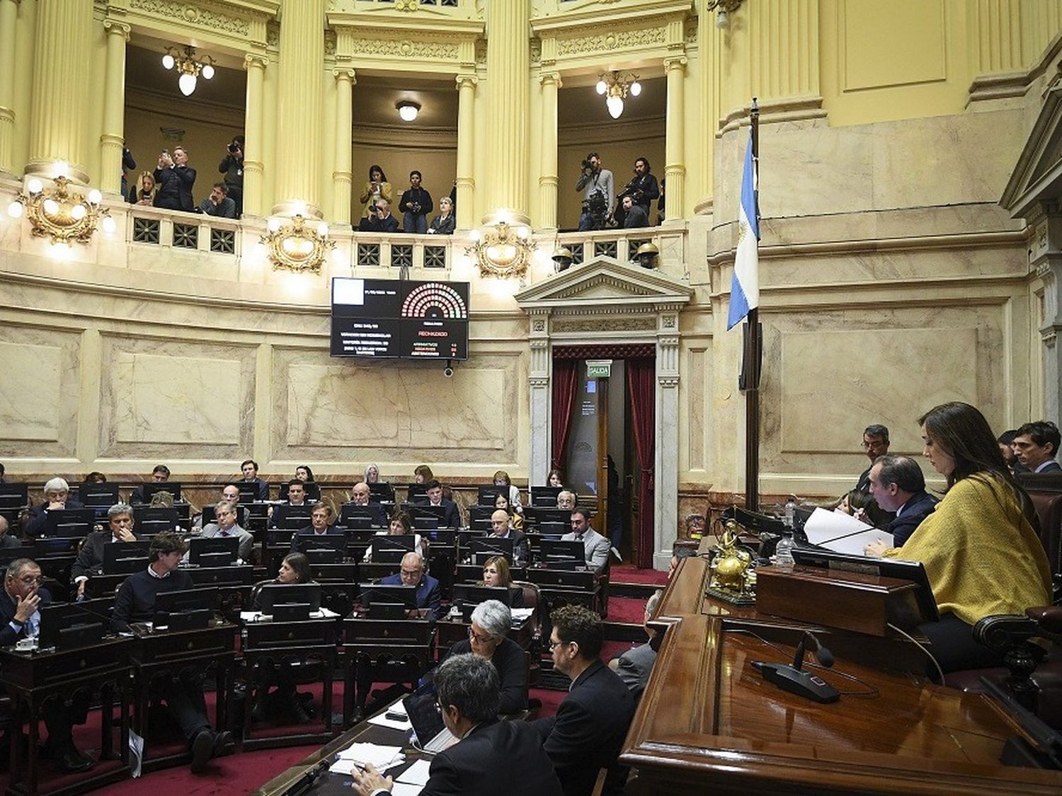 El Senado rechazó decretos delegados y un DNU emitido por el Gobierno nacional