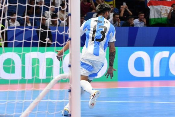 Argentina debutó con una goleada en el Mundial de Futsal