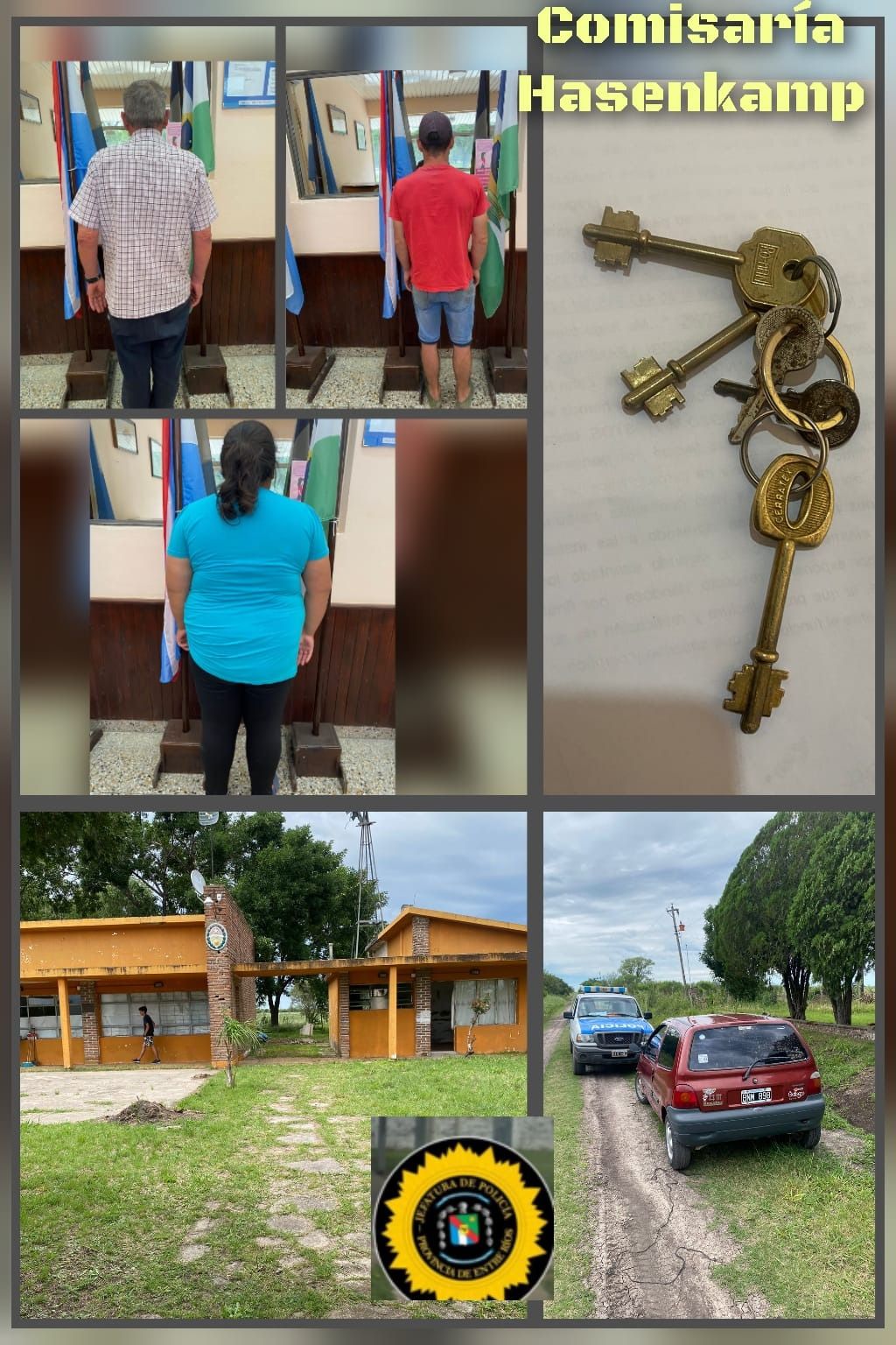 Intento de usurpación en escuela rural genera intervención policial en Hasenkamp