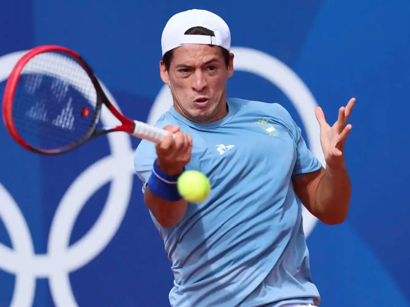 Sebastián Báez se medirá con el francés Cazaux.