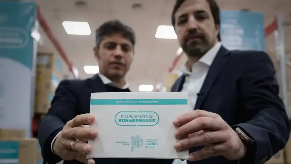 Axel Kicillof anunció un refuerzo en la entrega de medicamentos en Buenos Aires