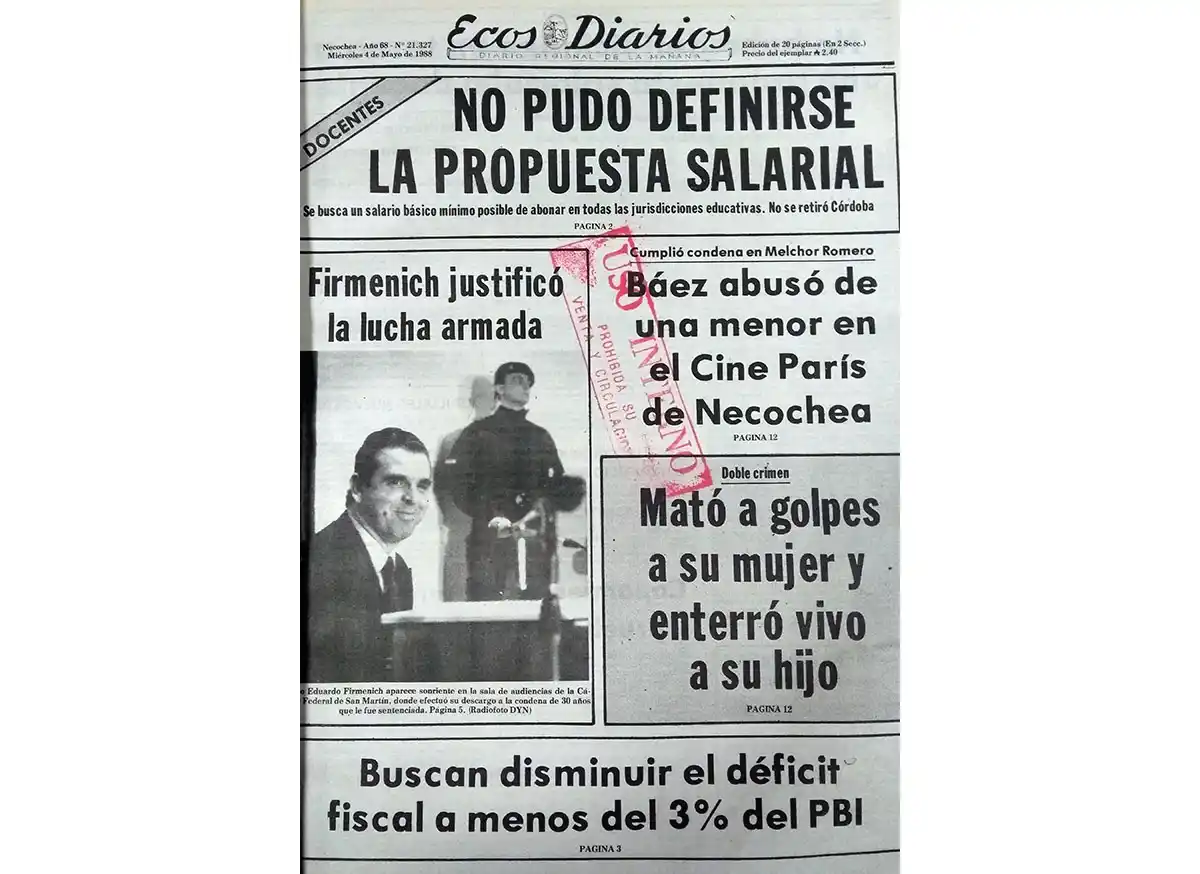 Miércoles 4 de mayo de 1988