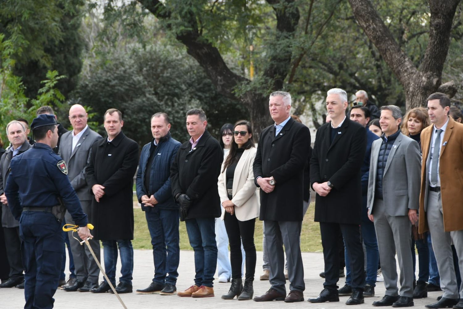 La ceremonia se realizó en la Plaza Cívica