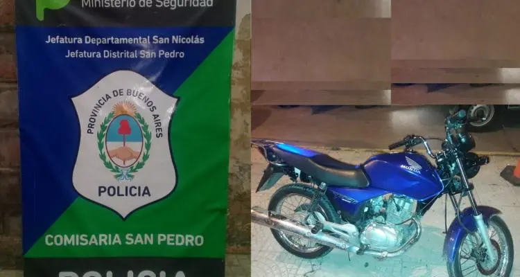 Delincuentes interceptaron a un motociclista, le llevaron su rodado y la Policía lo recuperó enseguida