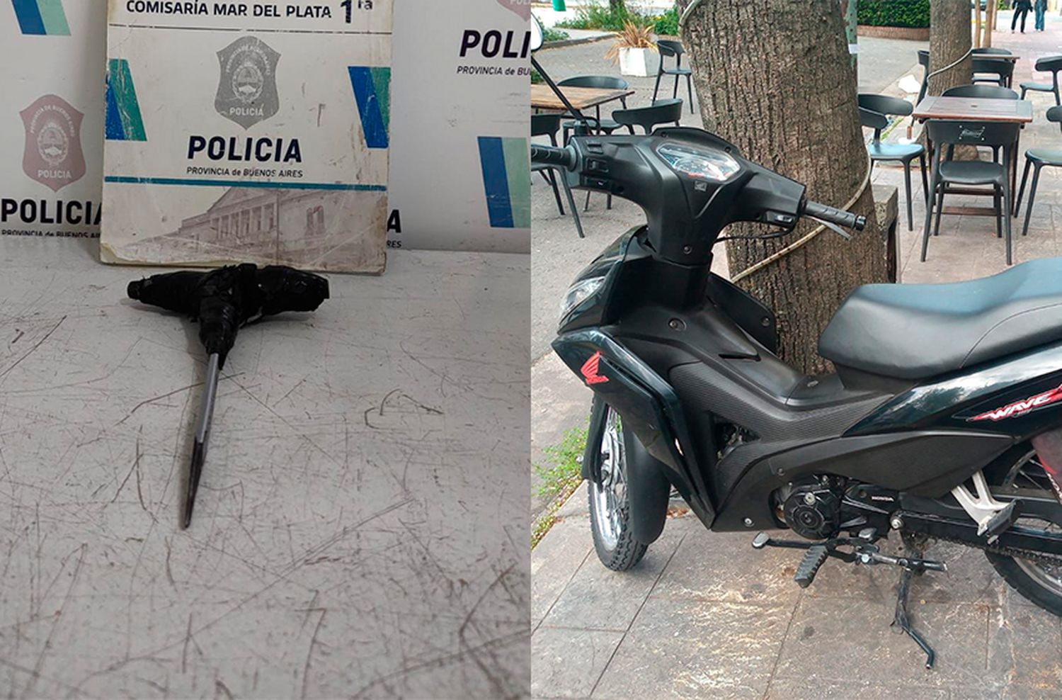 Robaba una moto y lo vieron: tiene 14 años