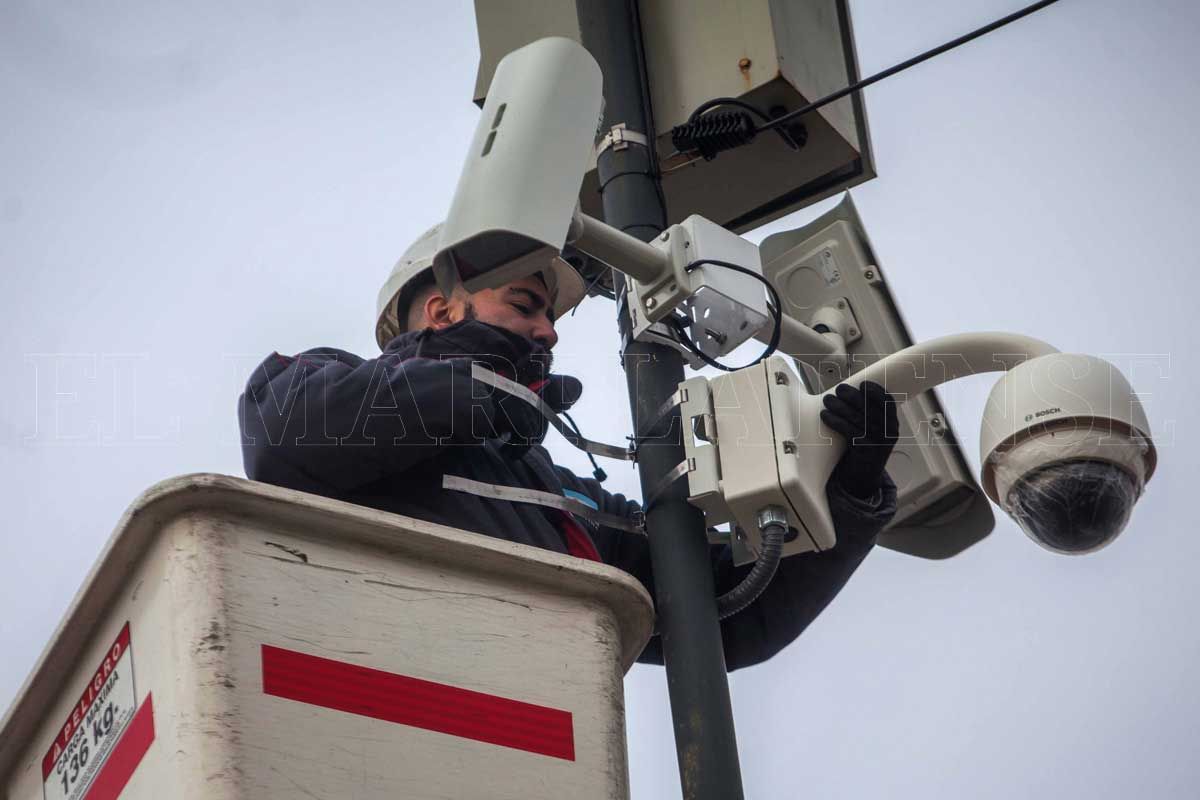 Repararon las 400 cámaras de seguridad dañadas por los temporales
