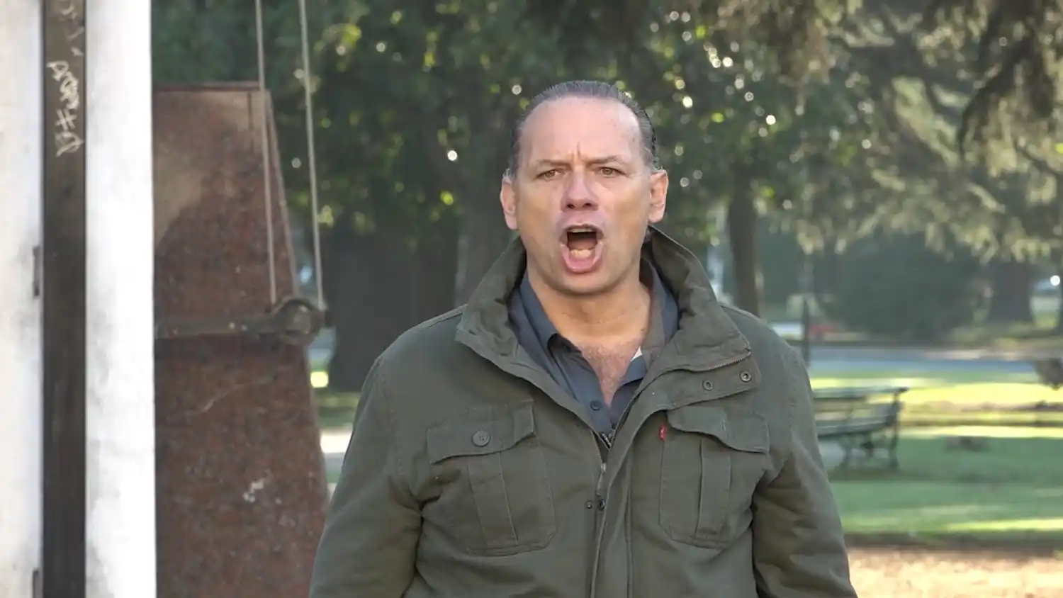 El mensaje bélico de Berni contra el coronavirus luego de dar positivo