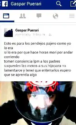 Baradero: Hackearon la cuenta de Facebook de joven que murió en accidente de tránsito