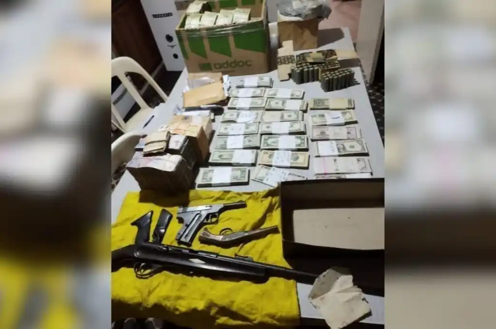 Lo decomisado en el operativo