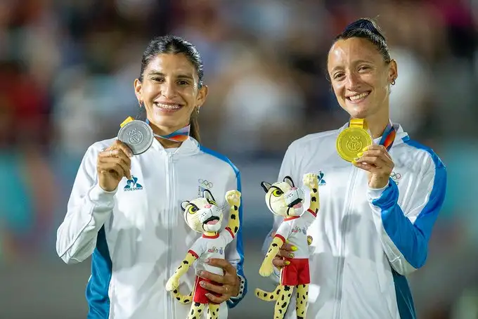 Daniana Ocampo y Florencia Borelli, plata y oro en Asunción.