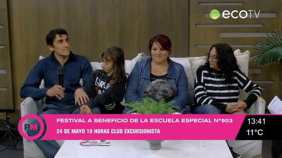 Festival a beneficio de la Escuela Especial Nº 503