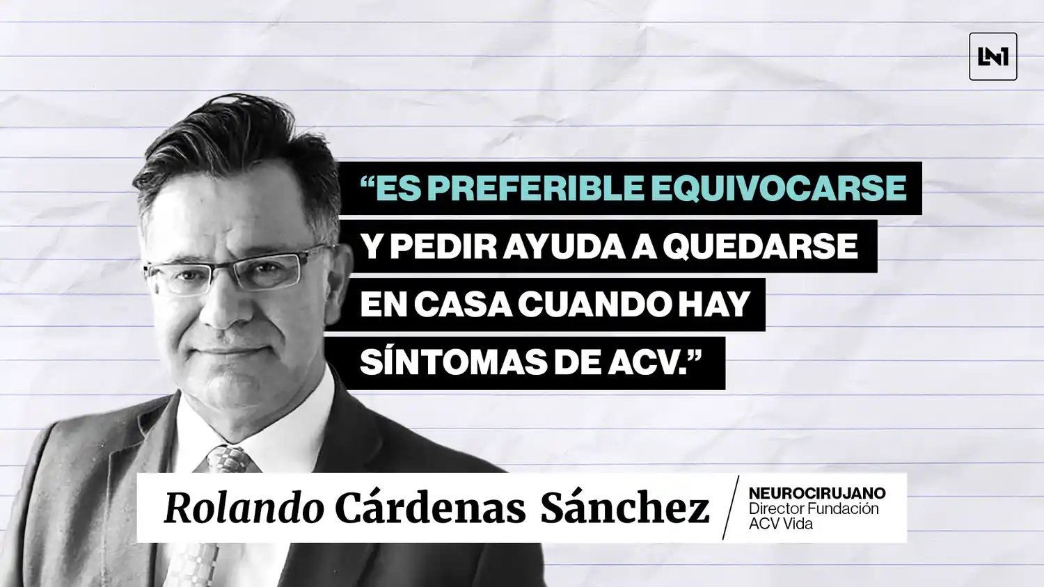 "Tiempo perdido es cerebro perdido": tras la muerte de 'Locomotora' Oliveras, qué es el ACV y cómo prevenir en Provincia