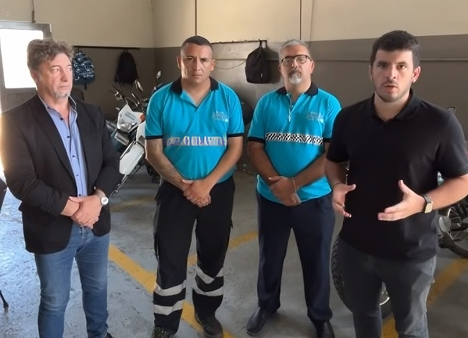 Captura del video que publicó el intendente en sus redes