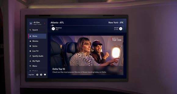 Delta and Thales Unveil Next-Generation Cloud-Based Inflight Entertainment System