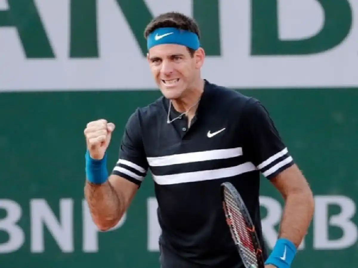 Del Potro eliminó al estadounidense Isner y alcanzó cuartos de final en Roland Garros