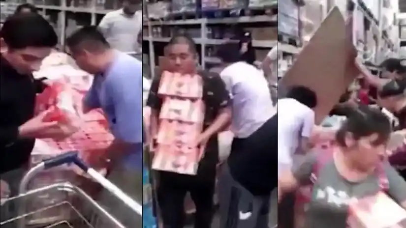 Ocurrió en un hipermercado en Tigre.