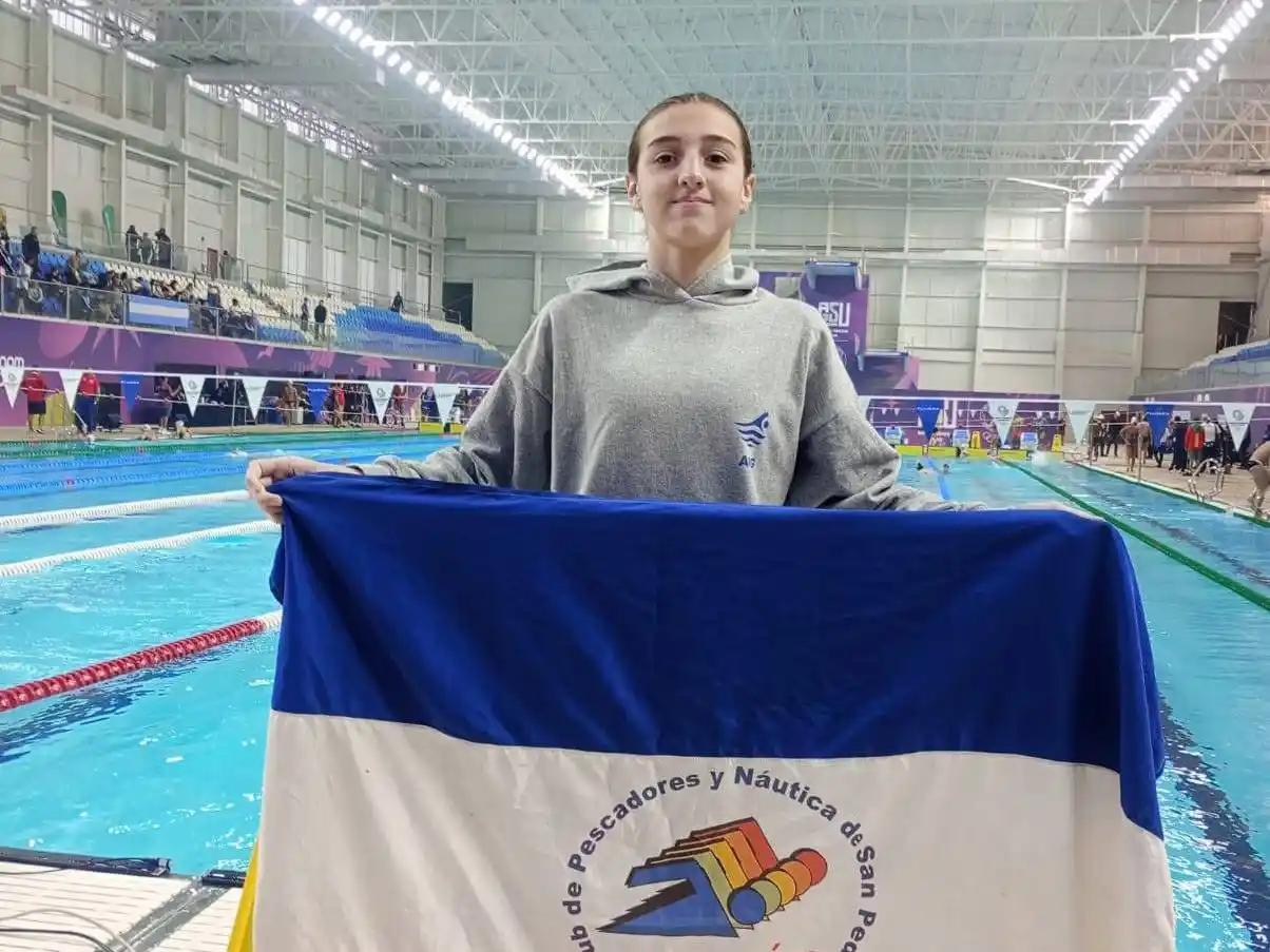 Valentina Boari, tetracampeona en Paraguay.