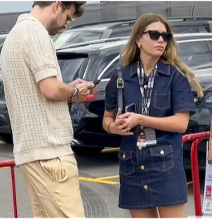 Gerard Piqué y Clara Chía se hicieron presentes en las pistas de autos.