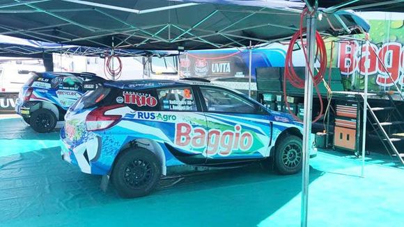 Nadia Cutro y Toio Ballay en la última fecha del Rally Argentino