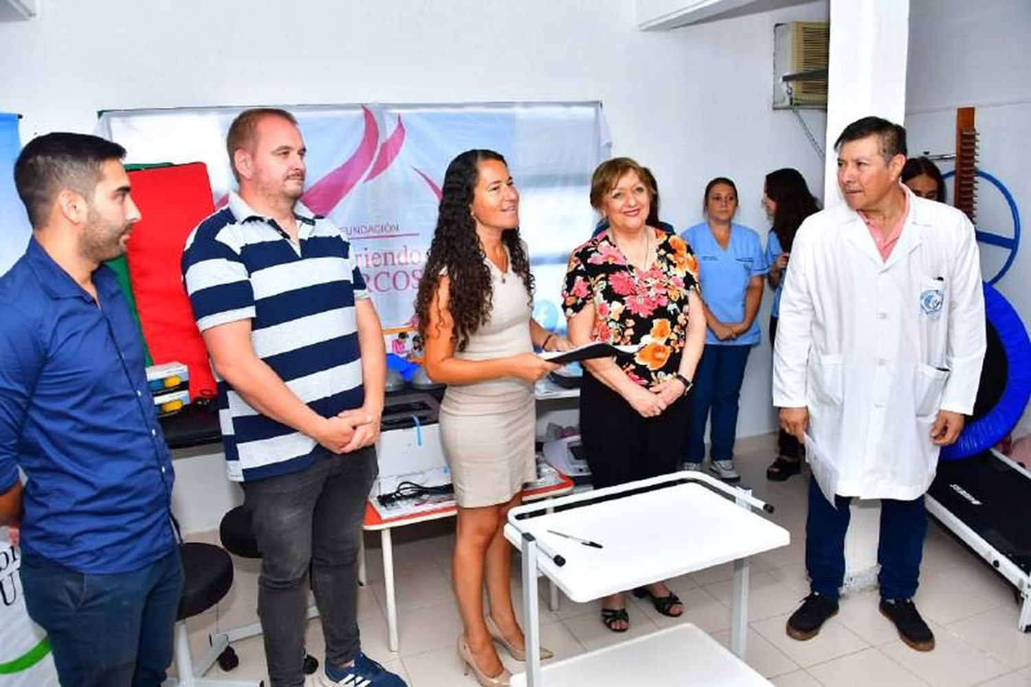 Donaron equipamiento al Hospital de la 
Madre y el Niño para una sala de kinesiología