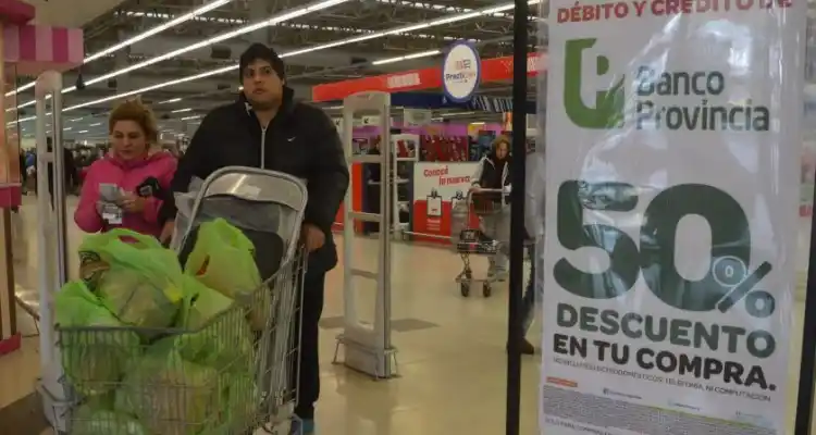 Banco Provincia confirmó para este miércoles el reintegro del 50 % en supermercados
