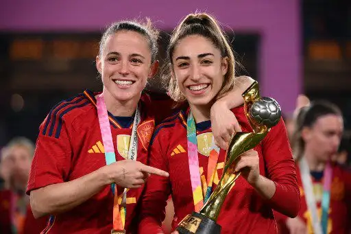 Olga Carmona fue uno de los baluartes del triunfo de España. Foto AFP