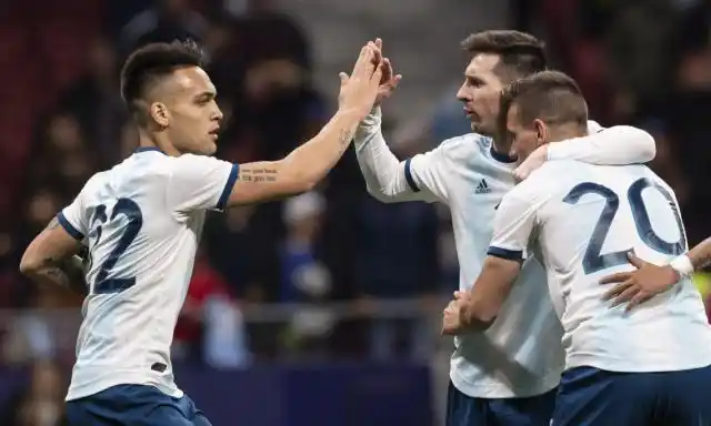 Lautaro Martínez llegó al Inter lesionado tras la gira con la Selección 