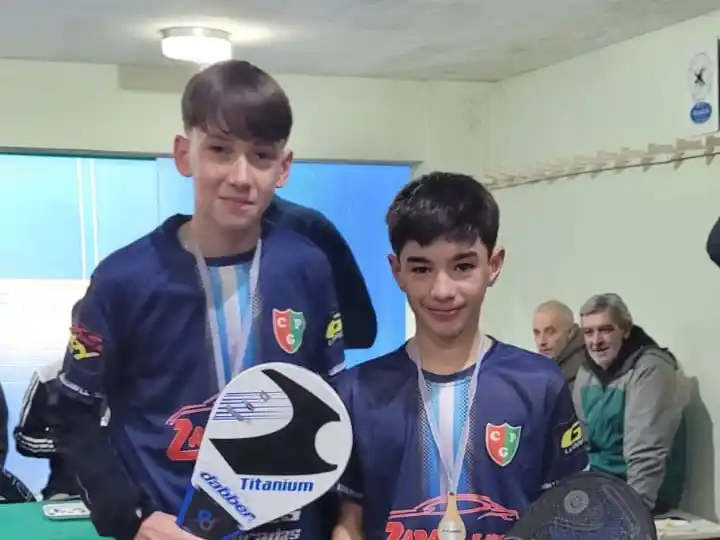 Los Jóvenes Pelotartis Benjamín López e Ignacio Denoni lograron el campeonato