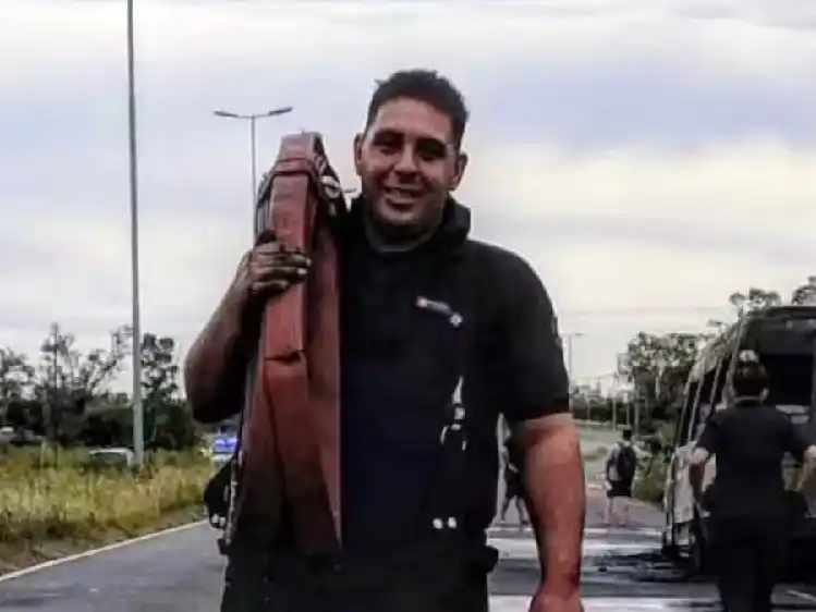 Matías Di Paolo, el bombero fallecido.