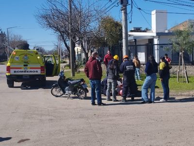 Venado Tuerto: derrape en moto dejó una niña hospitalizada