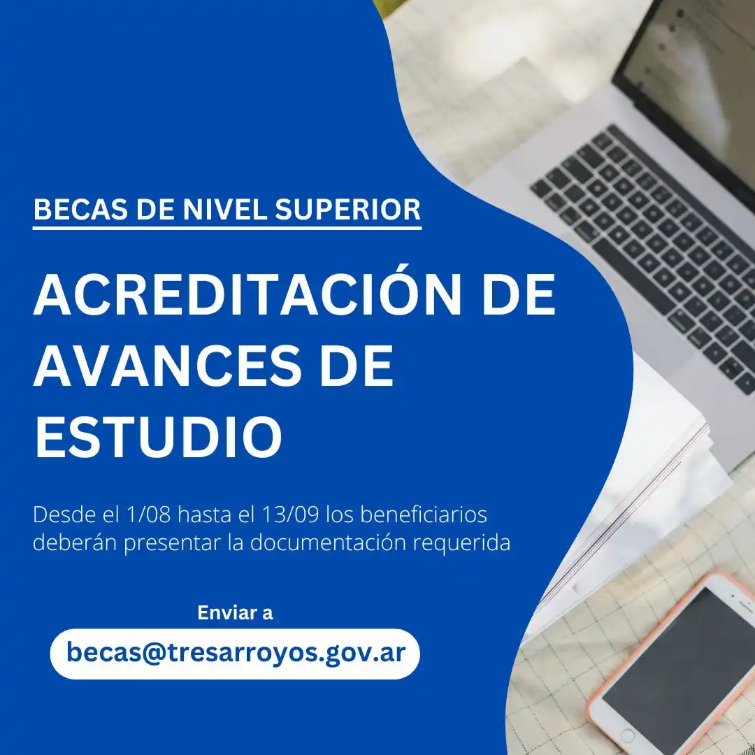 La Comisión de Becas convoca a presentar avances a beneficiarios
