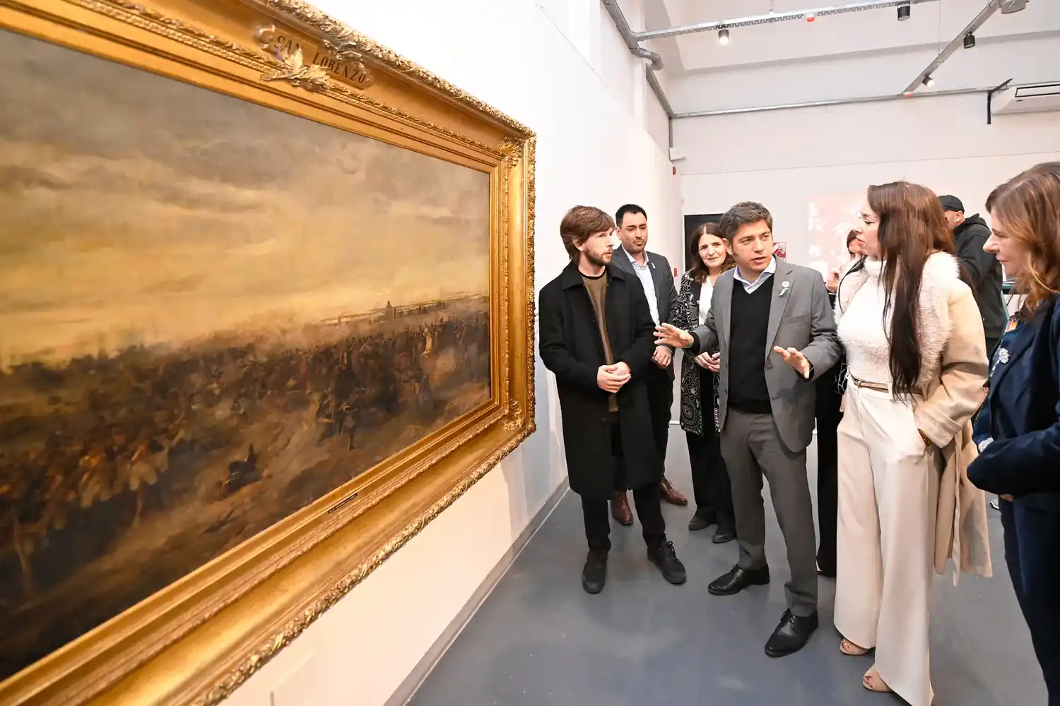 Kicillof en la reapertura del Museo Pettoruti de La Plata
