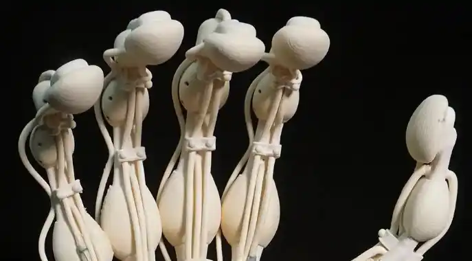 La mano robótica puede sujetar objetos.