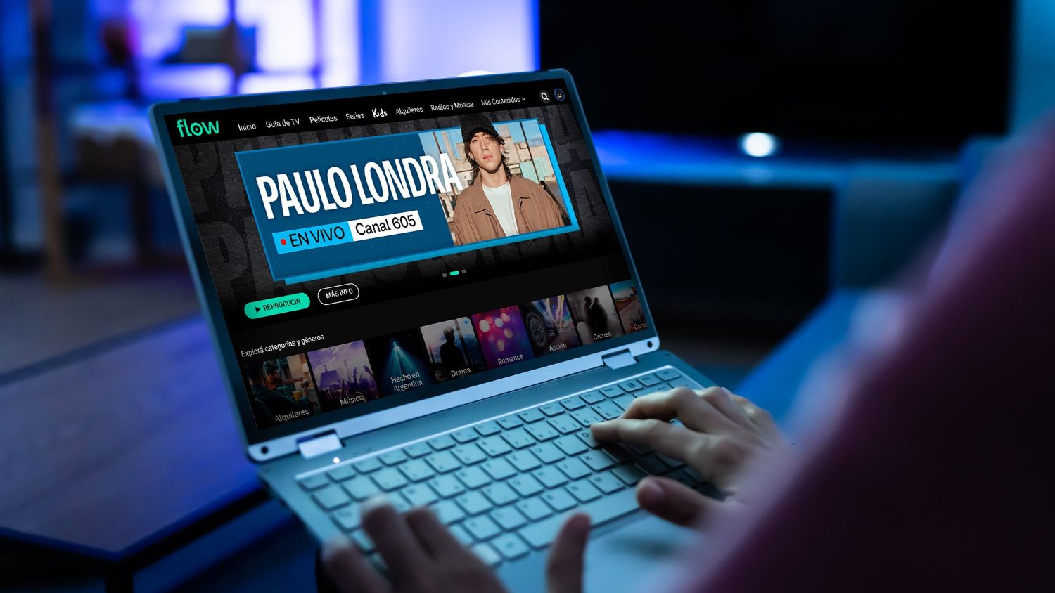 Paulo Londra regresa a los escenarios argentinos y su show podrá verse en vivo por Flow