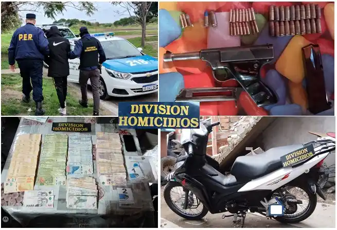 Allanamiento y detenido por abuso de armas en Paraná