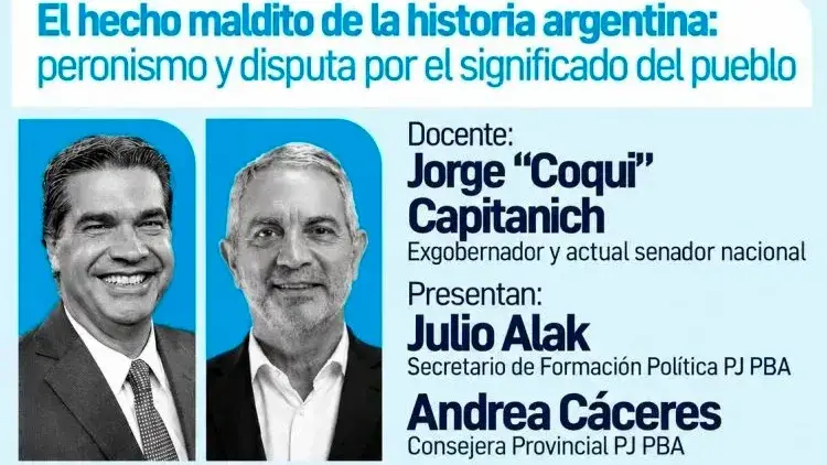 Julio Alak y Jorge Capitanich llegan a Necochea para debatir sobre el futuro del peronismo
