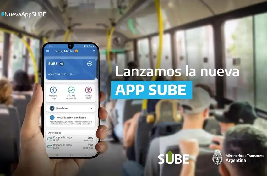 Con la nueva app SUBE se podrán pagar los viajes desde el celular